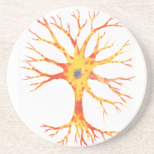 Dessous De Verre En Grès Neuron (Devant)