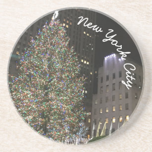 Dessous De Verre En Grès New York City Rockefeller Center Christmas Tree NY