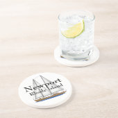 Dessous De Verre En Grès Newport Île de Rhode (Côté)