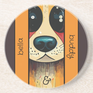 Dessous De Verre En Grès Nez de chien