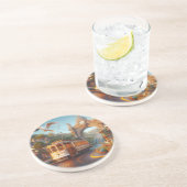 Dessous De Verre En Grès Nice (Côté)