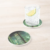 Dessous De Verre En Grès Nightscape, Shinjuku, Tokyo, Japon (Côté)