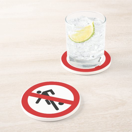 Dessous De Verre En Grès NO Ball Games ⚠ Thai Park ⚠ (Côté)