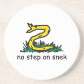 Dessous De Verre En Grès No step on snek memes (Devant)