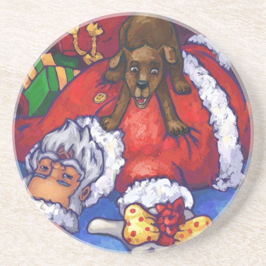 Dessous De Verre En Grès Noël (Devant)