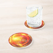 Dessous De Verre En Grès Noël 034 (Côté)