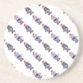 Dessous De Verre En Grès Noël à la vache (Devant)