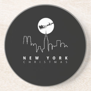 Dessous De Verre En Grès Noël à New York