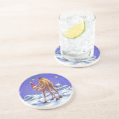 Dessous De Verre En Grès Noël aux chameaux (Côté)