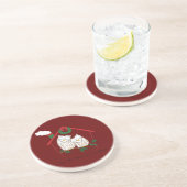 Dessous De Verre En Grès Noël aux chouettes (Côté)