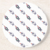 Dessous De Verre En Grès Noël aux moutons (Devant)