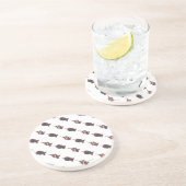 Dessous De Verre En Grès Noël du chien de la peau (Côté)