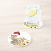 Dessous De Verre En Grès noël du crâne (Côté)