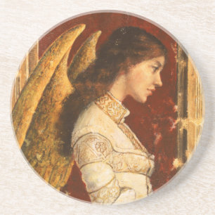 Dessous De Verre En Grès Noël Fresco Angel