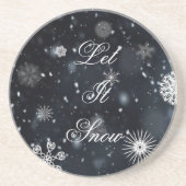 Dessous De Verre En Grès Noël/hiver (Devant)