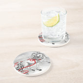 Dessous De Verre En Grès Noël Snow Bells (Côté)