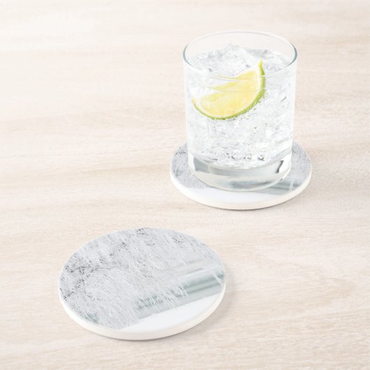 Dessous De Verre En Grès Noël vacances hiver neige (Côté)