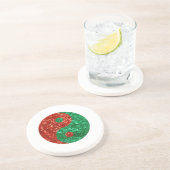 Dessous De Verre En Grès noël yin yang (Côté)