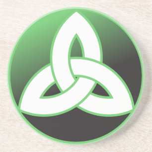 Dessous De Verre En Grès Noeud celtique de trinité