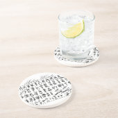 Dessous De Verre En Grès Noeuds de navigation (Côté)