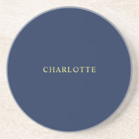 Nom de couleur bleu minimaliste classique professi