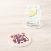 Dessous De Verre En Grès Nom personnalisé Norwegian Troll (Côté)