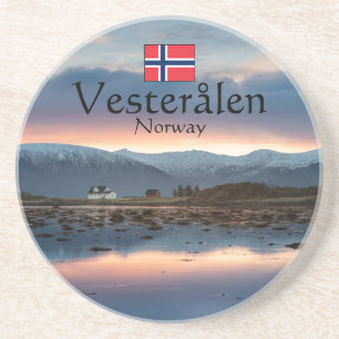 Dessous De Verre En Grès Norvège Vesteralen Souvenir
