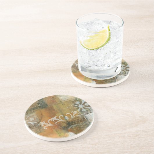 Dessous De Verre En Grès Note moderne II (Côté)