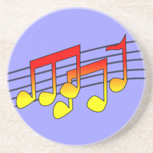 Dessous De Verre En Grès Notes de Musique