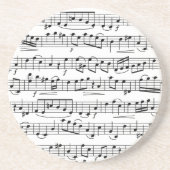 Dessous De Verre En Grès Notes de musique feuille (Devant)