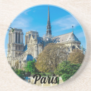 Dessous De Verre En Grès Notre Dame de Paris en France