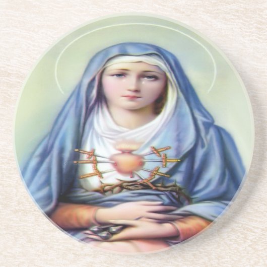 Dessous De Verre En Grès Notre Dame des Douleurs (Devant)