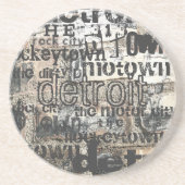 Dessous De Verre En Grès Notre Detroit (Devant)