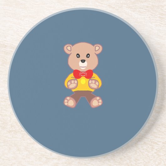 Dessous De Verre En Grès Nounours (Devant)