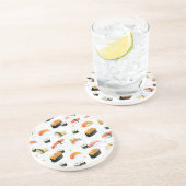 Dessous De Verre En Grès Nourriture japonaise :Sushi Motif (Côté)