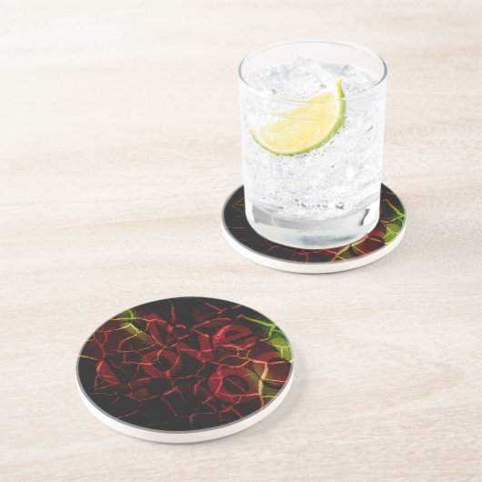 Dessous De Verre En Grès Nous aimons (Côté)