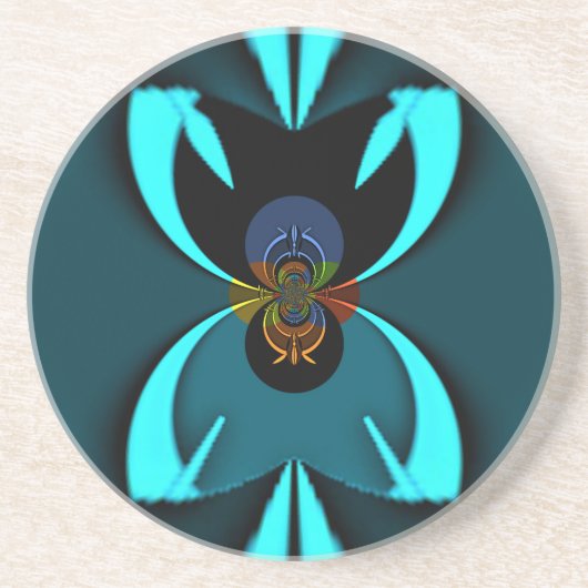 Dessous De Verre En Grès Nouvelle Lune Hakuna Matata (Devant)