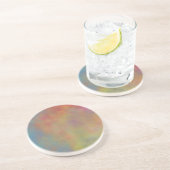 Dessous De Verre En Grès Nuages abstraits (Côté)