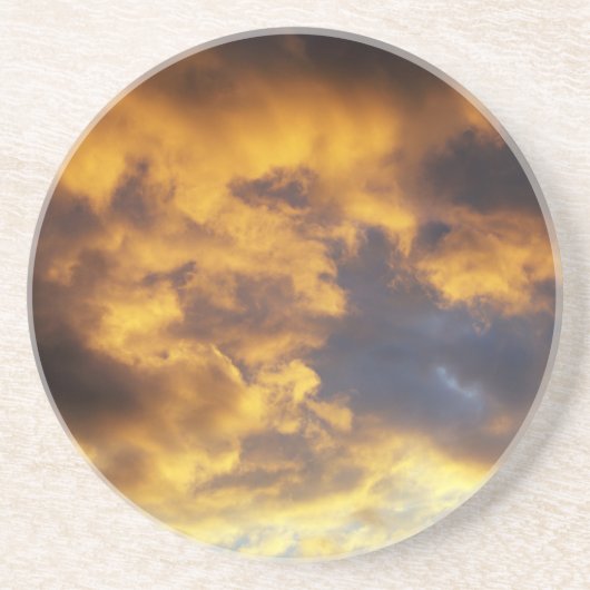 Dessous De Verre En Grès Nuages couchés de soleil (Devant)