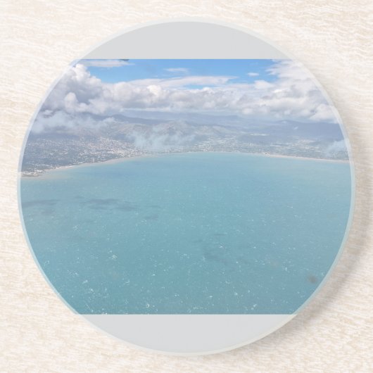 Dessous De Verre En Grès Nuages et courants (Devant)