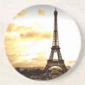 Dessous De Verre En Grès Nuages sur Paris (Devant)