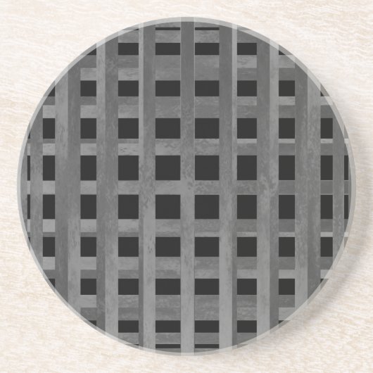 Dessous De Verre En Grès Nuances de Motif gris (Devant)