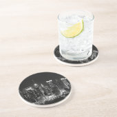 Dessous De Verre En Grès Nuit à New York (Côté)