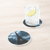 Dessous De Verre En Grès Nuit bleue Tour Eiffel (Côté)