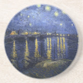 Dessous De Verre En Grès Nuit étoilée par van Gogh (Devant)