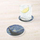 Dessous De Verre En Grès Nuit étoilée, peinture à l'huile, Vincent Van Gogh (Côté)