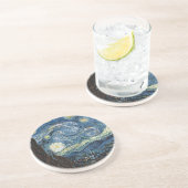 Dessous De Verre En Grès Nuit Van Gogh Starry (Côté)