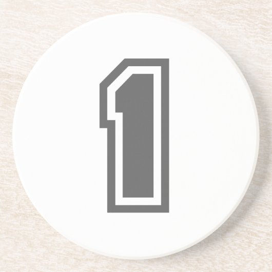 Dessous De Verre En Grès Numéro 1 (Devant)