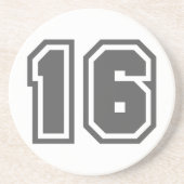 Dessous De Verre En Grès Numéro 16 (Devant)