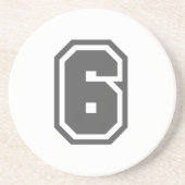 Dessous De Verre En Grès Numéro 6 (Devant)